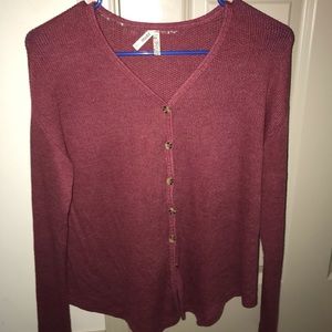 Dark Pink Lightweight Sweater
